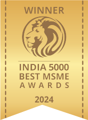 India 5000 Best MSME Awards 2024 — Winner badge